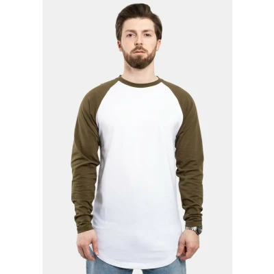 Abbildung von Blackskies Baseball Langarmshirt Grün weiß, Herren, Größe: XL, weiß