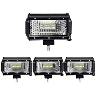 Abbildung von ALPHA DIMA 4X LED Arbeitsscheinwerfer 72W Zusatzscheinwerfer IP67 Wasserdicht Offroad Scheinwerfer 12V 24V Auto Arbeitslicht