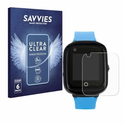 Abbildung von Savvies 6 Stück Schutzfolie für One2Track Connect NEO Displayschutz Folie Ultra Transparent