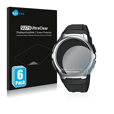 Abbildung von Savvies 6 Stück Schutzfolie für Casio WV 58U 1AV Displayschutz Folie Ultra Transparent