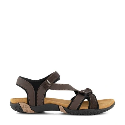Abbildung von Travelin Helsem Trekkingsandale, Damen, Größe: 41, Brown Schuhe
