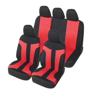 Abbildung von Auto Accessori Lupex Universal Autositzbezüge LS05 Farbe Rot Set Vorne und Hinten Polyester No SUV