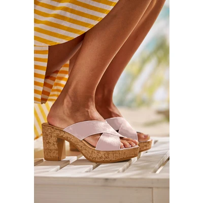 Abbildung von Lascana Pantolette Clogs, Damen, Größe: 36, Rosé Schuhe
