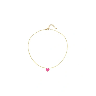 Abbildung von Cala Rose Halskette Happy Heart Halskette, Damen, Größe: One Size, Pink