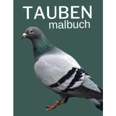 Abbildung von Tauben Malbuch: Anti Stress Geschenke für Erwachsene,Taube Designs Stressabbau und Entspannung