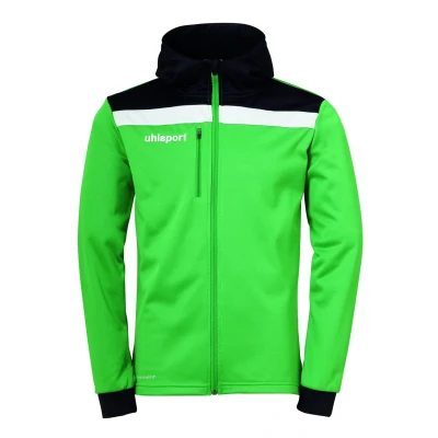 Abbildung von uhlsport Sweatjacke, Größe: Large, Grün/schwarz/weiß