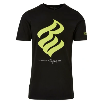 Abbildung von Rocawear Biglogo Tshirt print, Herren, Größe: 4XL, Black lime