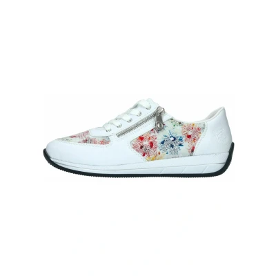 Abbildung von Rieker Sneaker low, Damen, Größe: 41, weiss multi Schuhe