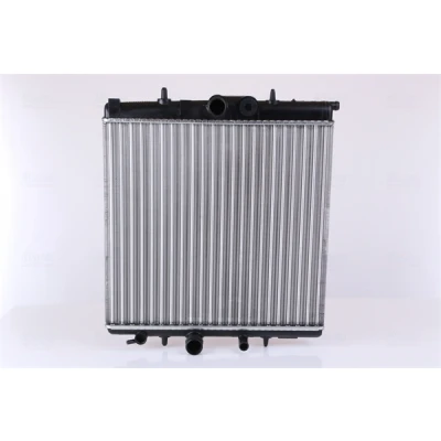 Abbildung von NISSENS 63691 Kühler, Motorkühlung Aluminium 380 410 16 Kühlrippen mechanisch gefügt PEUGEOT: 307 Schrägheck, SW, Kombi