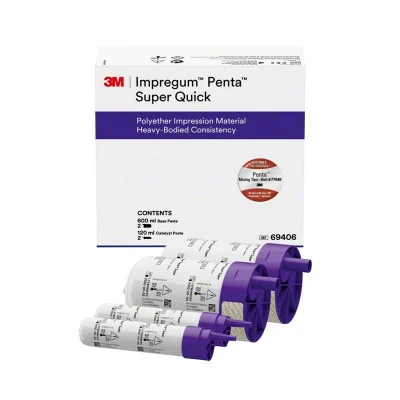 Abbildung von Impregum Penta Super Quick Heavy Body Refill Pack 2 Basispasten à 300ml, Katalysatoren 60ml