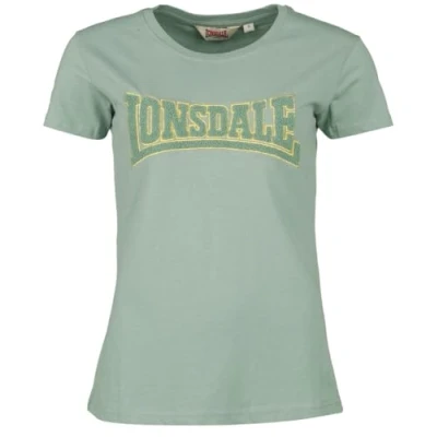 Abbildung von Lonsdale Aherla Tshirt print, Damen, Größe: Large, Green mustard