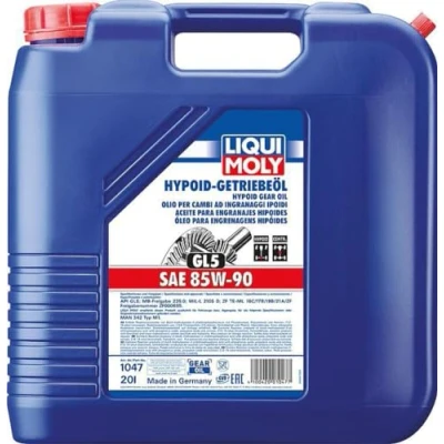 Abbildung von LIQUI MOLY 1047 Getriebeöl 85W 90 20 MERCEDES BENZ: Sprinter 3.5 T Kastenwagen, 190, SLK, AUDI: A4 B5 Avant, A6 C5 Limousine