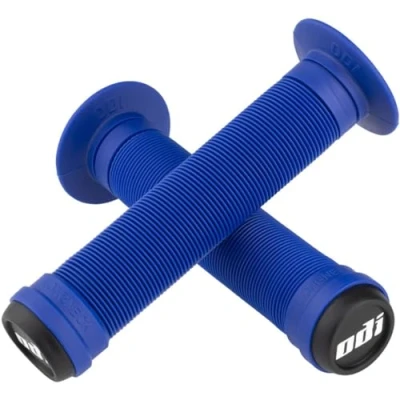 Abbildung von ODI F01LSBU Unisex Erwachsene Griffe BMX Longneck ST, Blau, 143 mm