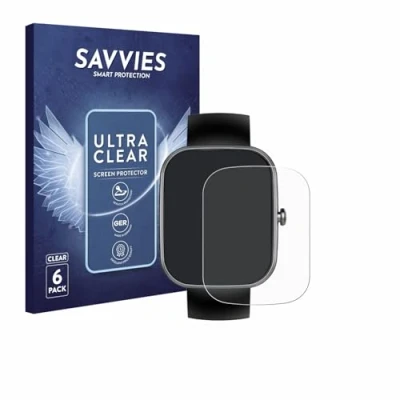 Abbildung von Savvies 6 Stück Schutzfolie für WeurGhy T70 1.91&quot; Displayschutz Folie Ultra Transparent