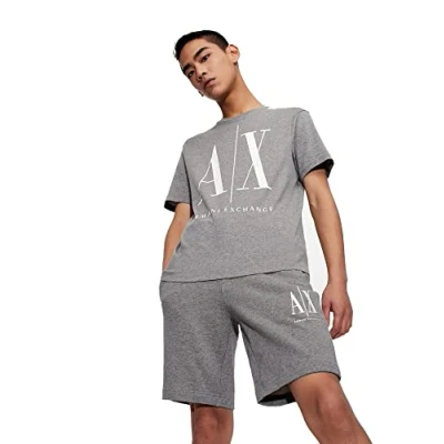 Abbildung von Armani Exchange Tshirt print, Herren, Größe: XL, Grey