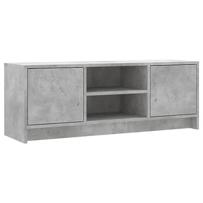 Abbildung von vidaXL TV Schrank Betongrau 102x30x37,5 cm Holzwerkstoff (1 St)