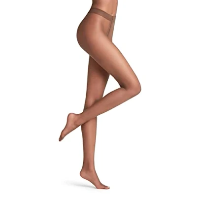 Abbildung von FALKE Damen Strumpfhose Shelina 12 DEN W TI Ultra Transparent einfarbig 1 Stück, Braun (Coffee 5309), M