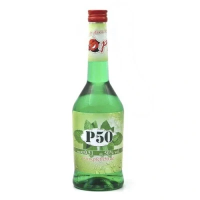 Abbildung von P50 Pfefferminzlikör (0,5 l / 50% vol.)