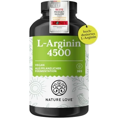 Abbildung von L Arginin HCL 4500 365 Kapseln Nature Love St