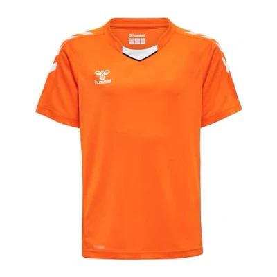 Abbildung von Hummel Hmlcore XK POLY Jersey S/S Tshirt print für Kinder, Größe: 140, Orange tiger
