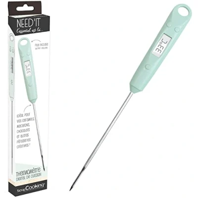 Abbildung von SCRAP COOKING 5179 Digital Lebensmittel Thermometer/Pet 27 x 5 2 cm, Mehrfarbig