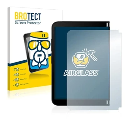 Abbildung von BROTECT Schutzglas für Microsoft Surface Duo 2 (Äußeres Display) Schutzfolie Panzer Folie Glas [Extrem Kratzfest 9H, Anti Fingerprint,