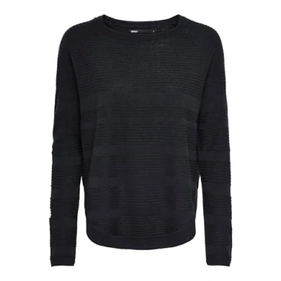 Abbildung von ONLY Onlcaviar NOOS Strickpullover, Damen, Größe: XL, Night sky