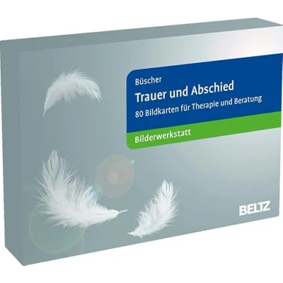 Abbildung von Trauer und Abschied: Bilderwerkstatt. 80 Bildkarten für Therapie Beratung. Mit 28 seitigem Booklet in stabiler Box. Kartenformat 9,8 x 14,3 cm (Beltz Therapiekarten)