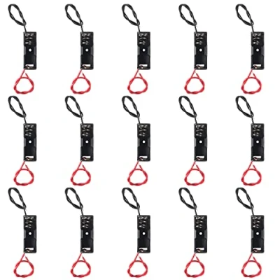 Abbildung von 15PCS A23 Batteriehalter, 12V 23A Batteriefach mit Anschlussdrähten