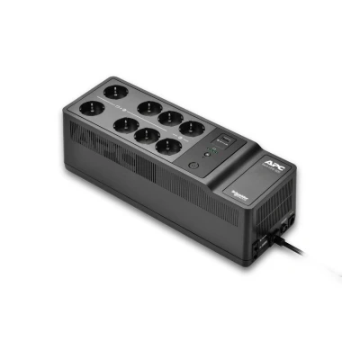 Abbildung von APC UPS für Zuhause, 500VA Batterie Backup mit AVR, 8X CEE 7/3 Schuko outlets(1) USB Ladeanschluss, Back Unterbrechungsfreie Stromversorgung BE500G2 GR