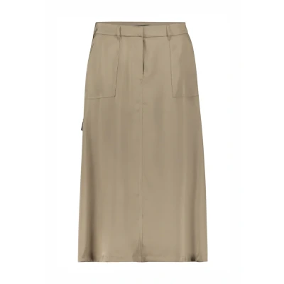 Abbildung von Betty Barclay Alinienrock, Damen, Größe: 36, Soft olive