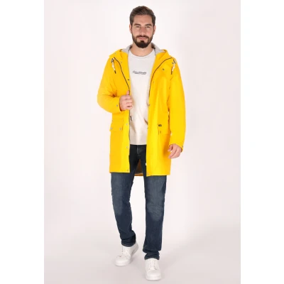 Abbildung von SCHMUDDELWEDDA Herren Regenmantel L / Gelb 100% Polyester