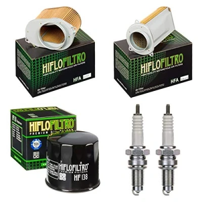 Abbildung von Luftfilter Ölfilter Zündkerzen für VS 800 GL Intruder Baujahr 1992 2000 Servicekit Wartungskit
