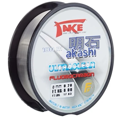Abbildung von Lineaeffe Angelschunr Take Akashi Ultraclear Fluorocarbon 100 m D. 0.200 mm Meer Spinning Surfcasting Forelle Bolo See