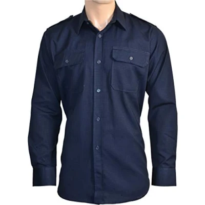 Abbildung von Mil Tec Unisex Ripstop Hemd, Dk.blau, L EU