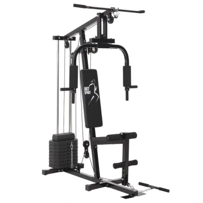 Abbildung von ArtSport Kraftstation ProfiGym 2000, 9 Gewichtsblöcke, insgesamt 40 kg, Butterflystange, Latzug, Bizepsseilzug und mehr