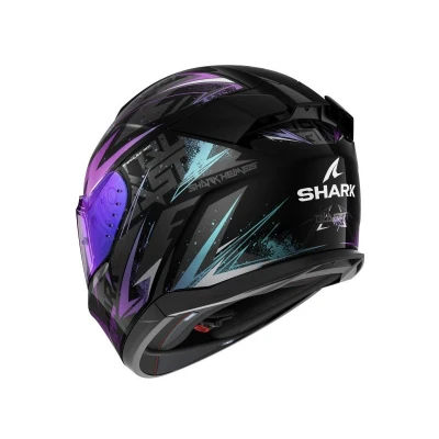 Abbildung von SHARK, Integralhelme motorrad D SKWAL 3 BLAST R black green glitter KGX, L