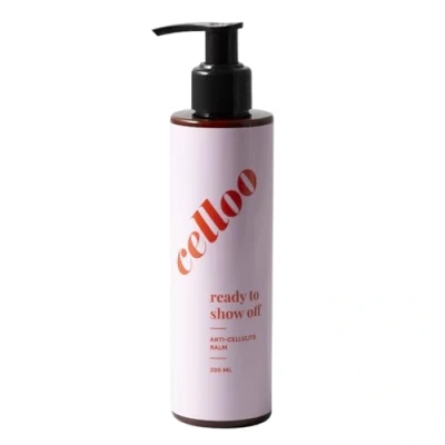Abbildung von Celloo Anti Cellulite Creme für Damen 200 ml Bodylotion trockene Haut, Lotion gegen &amp; Dehnungsstreifen mit Avokadoöl, Ingwerwurzelextrakt Wärmendes anticellulite Natürliche, Vegan