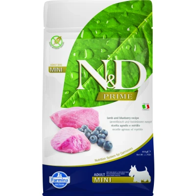 Abbildung von N&amp;D Prime DOG Adult Mini Lamm &amp; Heidelbeere varianten 800 g