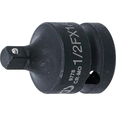 Abbildung von BGS 9778 Kraft Steckschlüssel Adapter Innenvierkant 12,5 mm (1/2&quot;) Außenvierkant 6,3 (1/4&quot;) Reduzierstück, Reduzierung Schlagschrauber