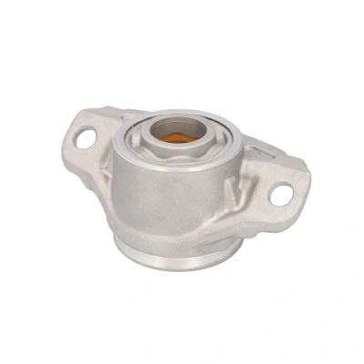 Abbildung von FEBI BILSTEIN 182800 Federbeinstützlager Hinterachse links, rechts ohne Kugellager PU (Polyurethan), Gummi VOLKSWAGEN: Tiguan II
