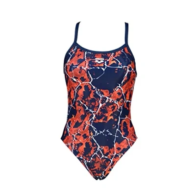 Abbildung von ARENA Damen 004613 Swimsuit Badeanzug, Navy red Multi, 34 EU