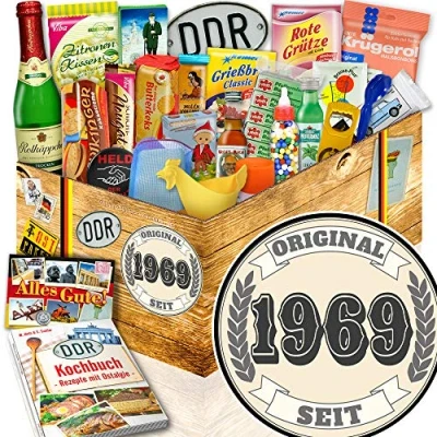 Abbildung von Original seit 1969 ++ Jahrgang Geschenk Geschenkbox DDR Waren