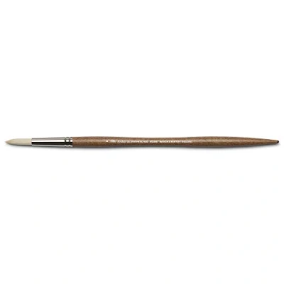 Abbildung von Winsor &amp; Newton 5010508 synthetischer Künstler Ölpinsel mit hoher Elastizität Lebensdauer, ergonomischer Stiel für Ölfarben und Alkydfarben Rundpinsel Nr. 8