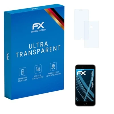 Abbildung von atFoliX Schutzfolie kompatibel mit Apple iPhone 6S Plus Folie, ultraklare FX Displayschutzfolie (3er Set)