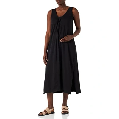 Abbildung von Supermom Damen Dress Sleeveless Vetiver Kleid, Black P090, XL