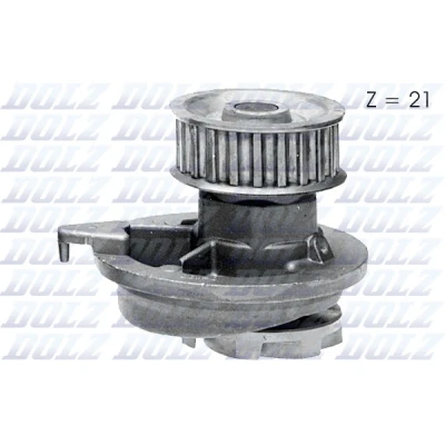 Abbildung von DOLZ O107 Wasserpumpe 21 mit Riemenscheibe OPEL: Manta B Limousine, Kadett E CC, Rekord E1 Limousine
