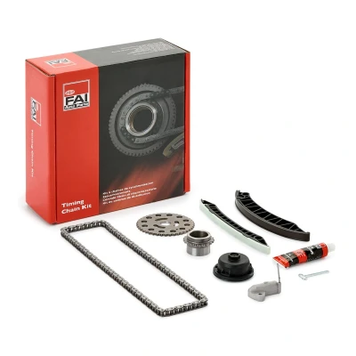 Abbildung von FAI AutoParts TCK58 Steuerkettensatz mit Dichtungen, Zahnrädern Simplex, Bolzenkette RENAULT: TRAFIC 2 Pritsche/Fahrgestell, Koleos I