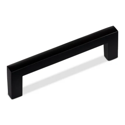 Abbildung von SO TECH® Möbelgriff Bügelgriff BLACKLINE I schwarz matt, Schrankgriff aus Aluminium (1 St), Bohrlochabstand (BA) 96 mm, inkl. M4 Befestigungsschrauben