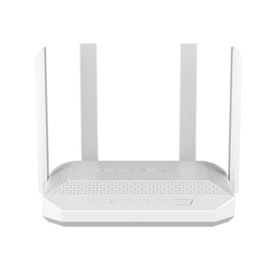 Abbildung von Keenetic Hero AX1800 Mesh Wi Fi 6 Router mit einem 5 Port Gigabit Smart Switch, SFP Combo Port, USB 2.0 und 3.0 Ports